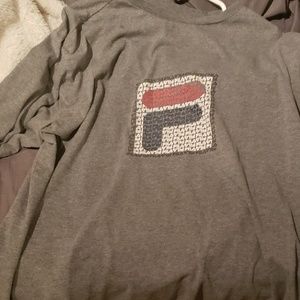 Fila grey long sleeve shirt